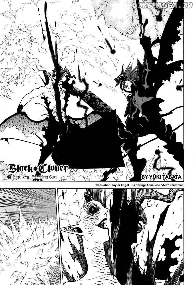 Black Clover chapter 289 image 01